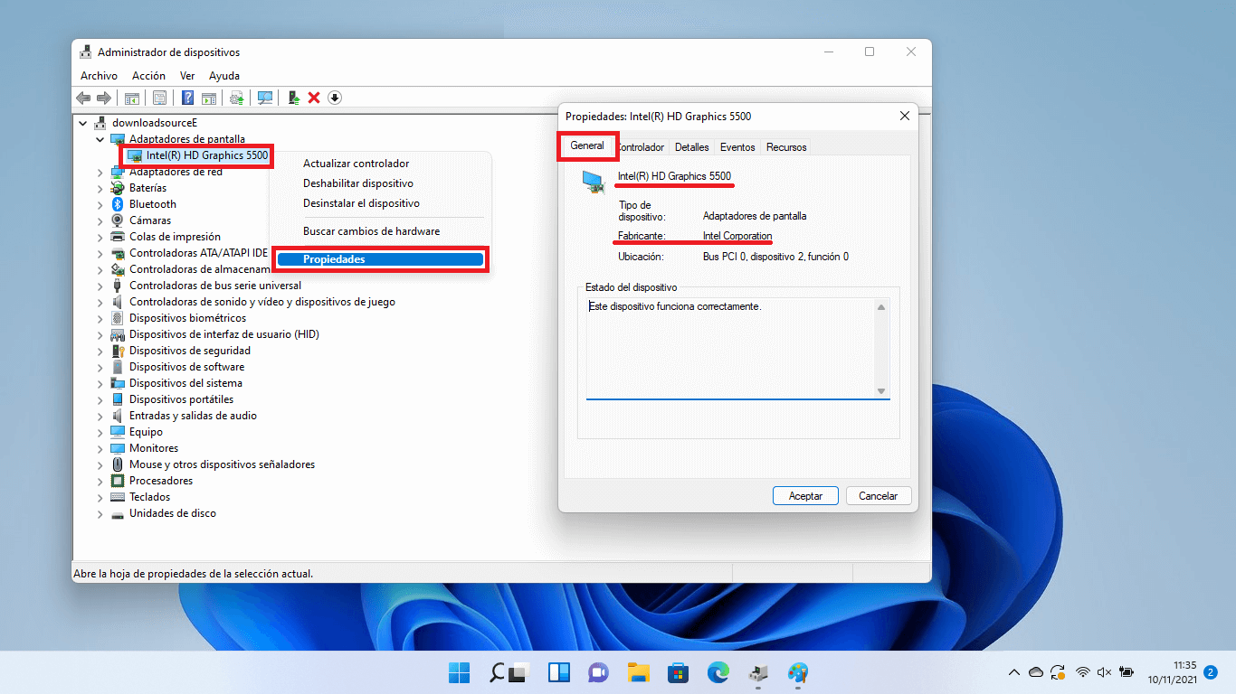 Como saber mi 2025 tarjeta grafica windows 10