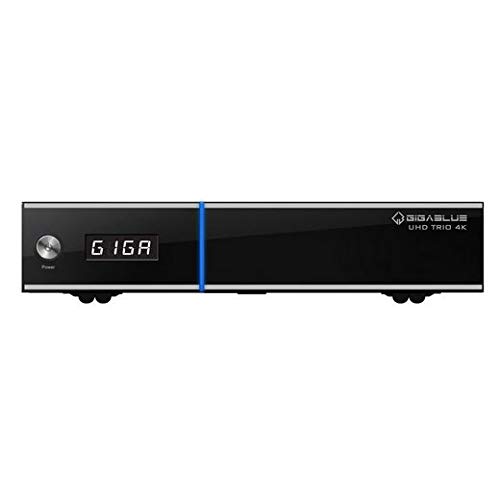 GigaBlue UHD Trio 4K 1x DVB-S2X 1XxDVB-T2/C Linux Sat IP Multiroom - Receptor híbrido