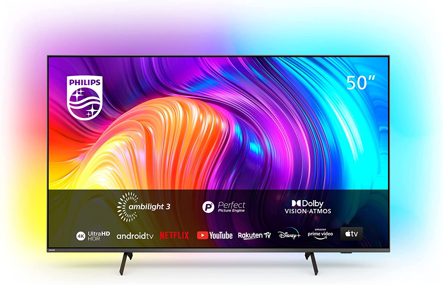 TV LED 139cm (55) Philips 55PUS8118/12 UHD 4K, Ambilight 3 lados, Pixel  Ultra HD, HDR10 / HDR10+ Compatible, Dolby Vision, Smart TV