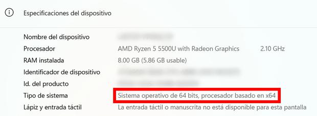 Sistema operativo de 64 bits