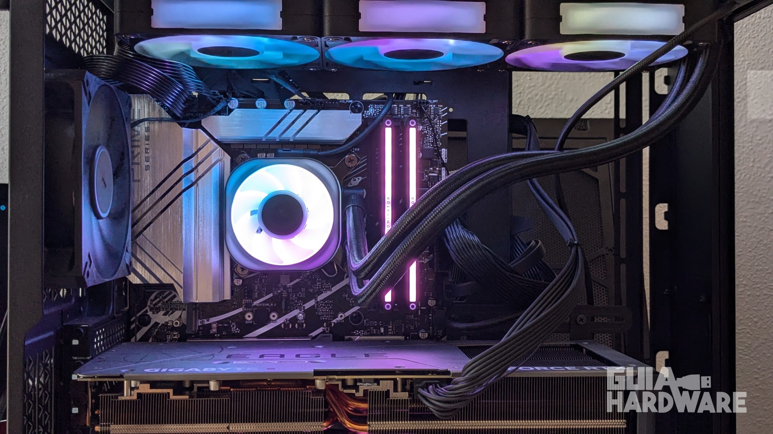 Corsair iCUE LINK Titan 360 RX RGB con cabezal VRM