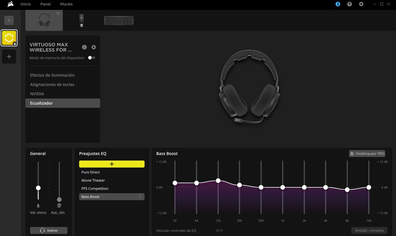 software Corsair Virtuoso Max Wireless