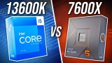 Intel Core i5-13600K vs AMD Ryzen 5 7600X: La gran batalla de la gama media