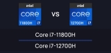 ¿Hay mucha diferencia entre Intel Core i7-11800H y el Intel Core i7-12700H?